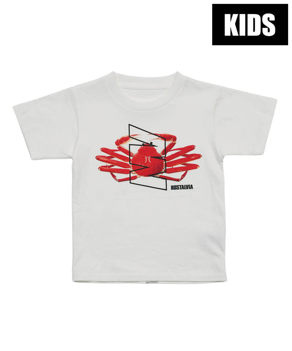 NOSTALVIA(ノスタルヴィア) I Love Kani / アイラブカニキッズTシャツ【ポイントアップ対象外】